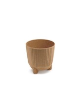 Květináč RYFOS N ECO WOOD hnědý matný, varianta 16,8 cm