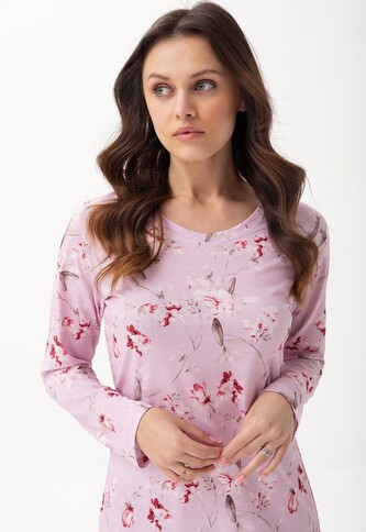 Koszula Luna 200 dł/r M-2XL Z24/25 damska różowy XL