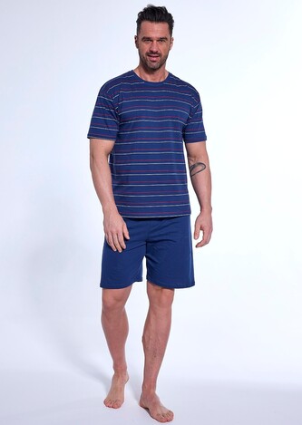 Piżama Cornette 338/50 kr/r S-2XL męska granatowy XXL