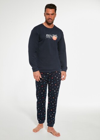 Piżama Cornette 115/233 Mars 2 dł/r S-2XL męska granatowy XL