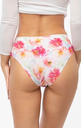 Figi Julimex Peony Simple Classic S-XL biały-kwiaty L