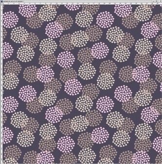 Szlafrok Luna 390 4XL W25 damski śliwkowy 4XL