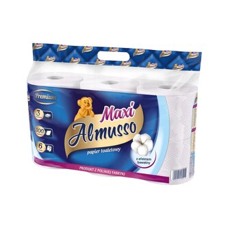 Almusso toaletní papír MAXI 3 vrstvý 6 ks -role 35m