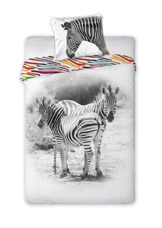 POŚCIEL KPL. WILD ZEBRA 160X200+70X80 BAW.MŁ.