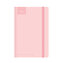 Blok PASTEL A5 linka - Pink s gumou