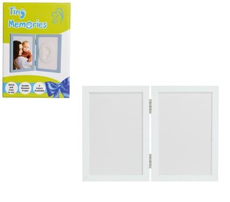 Tiny Memories Frame with Clay - White