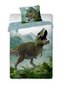 POŚCIEL KPL.160X200+70X80 BAW.T-REX 002 ZIELONY MŁ.