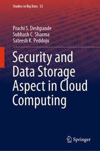Security and Data Storage Aspect in Cloud Computing