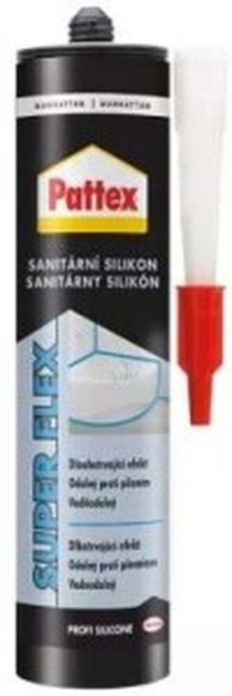 Pattex silikon sanitární manhattan, koupelny a kuchyně, 280 ml
