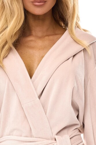 Szlafrok L&L 2509 Luna S-XL damski angora XL-171/106/114