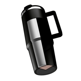 BERLINGERHAUS Termohrnek s dvojitou stěnou BerlingerCup 1 l Matte Black Collection BH-8833