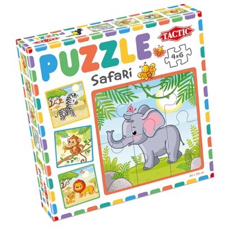 Moje pierwsze puzzle: Safari 4x6el.