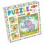 Moje pierwsze puzzle: Safari 4x6el.