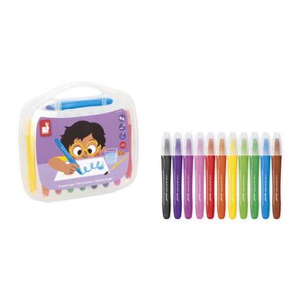 Janod Colorino Gélové pastelky umývateľné 10 farieb od 3 rokov