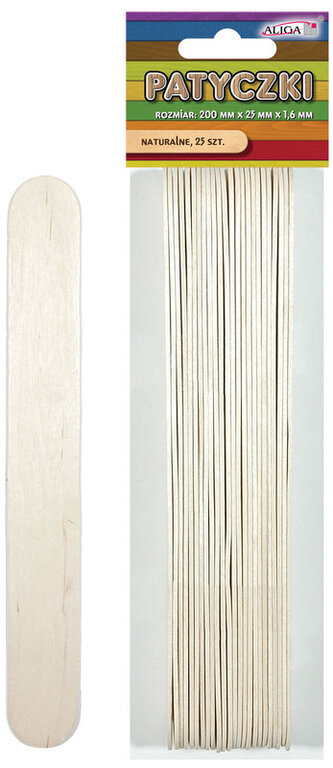 ALIGA dřívka PK-0029 natur 25ks