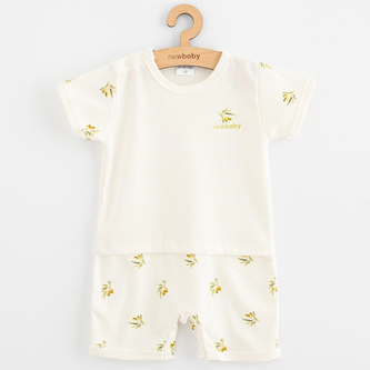 Kojenecký letní overal z organické bavlny New Baby Olivy - velikost 62 (3-6m)