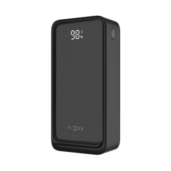 FIXED Zen2 30 powerbanka s LCD displejem a PD 20W, 30 000 mAh, černá