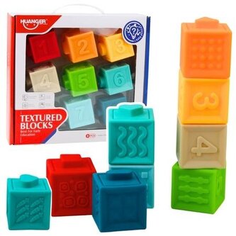 Klocki sensoryczne dla malucha 8el