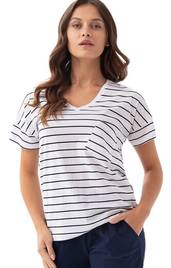 Piżama Luna 396 kr/r M-2XL damska granatowy L