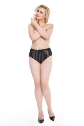 Dámské kalhotky Julimex černé (Pearl) XL