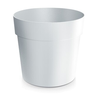 Květináč GROW bílý, varianta 19,9 cm