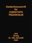 Gedächtnisschrift für Christoph Trzaskalik