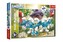 Puzzle Seznamte se se Šmouly 100 dílků 41x27,5cm v krabici 28,5x19x4cm