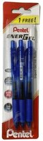 Gelové pero EnerGel Pentel 0,5 mm, modré - sada 3 ks