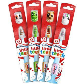 Aquafresh dětský zubní kartáček Little teeth 2-5 let věku