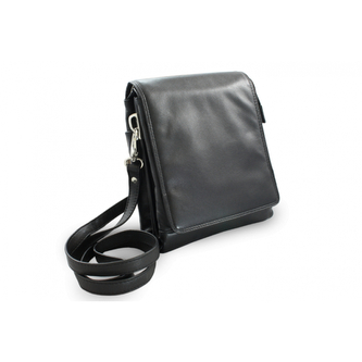 Kožený crossbag Arwel 2185 - černý
