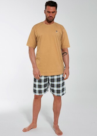 Piżama Cornette 326/183 Nature 3 kr/r M-2XL męska miodowy XXL