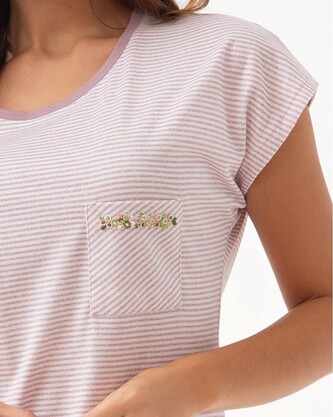 Koszula Luna 203 kr/r M-2XL damska beżowy M