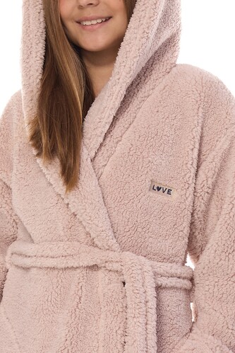 Szlafrok L&L 2432 BR 146-152 dziecięcy angora 152/72/84