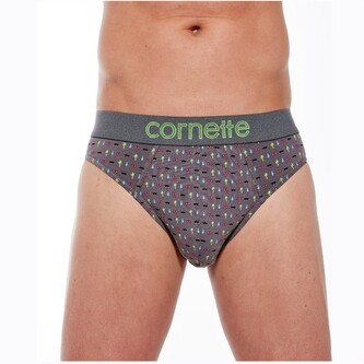 Slipy Cornette High Emotion 507/35 S-2XL grafitowy S