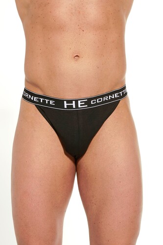 Slipy Cornette Tanga 501 High Emotion S-2XL czarny XL