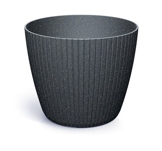 Květináč LAMIA ECO WOOD 34 cm - barva: antracit ECO