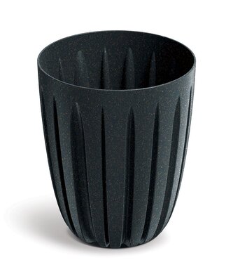 Květináč WARIO ECO WOOD 16,3 cm - barva: antracit ECO