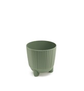 Květináč s nožičkami RYFO N 19,5 cm - barva: zemitě zelená