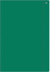 Teczka z gumką A4+ jednokolorowa zielona (10szt)