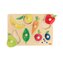 Haba Drevené vkladacie puzzle s úchytom Farby ovocie a zelenina