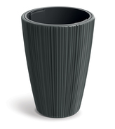 Květináč ORO 29,8 cm - barva: tmavě šedá