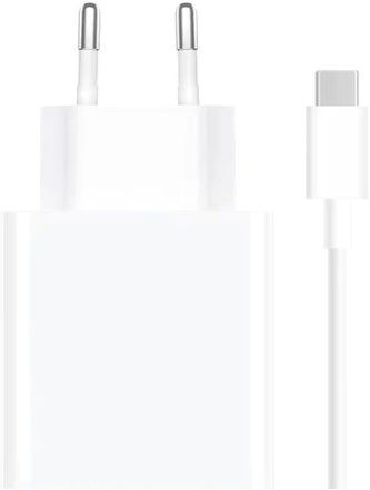 Xiaomi MDY-16-EF USB-A 33W Cestovní Nabíječka + USB-C 3A Datový Kabel White (Pošk. Balení)