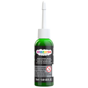 Snazaroo Zombie falešná krev 50ml zelená