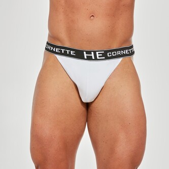 Slipy Cornette Tanga 501 High Emotion S-2XL biały XXL
