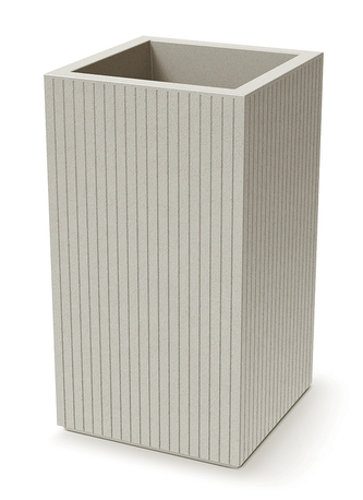 Květináč CORO SQUARE HIGH 40 cm - barva: písková