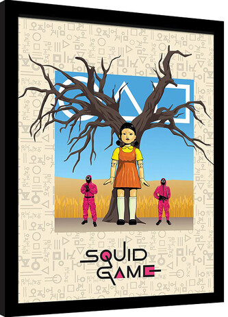 Obraz na zeď - Squid Game 2 - Red Light, Green Light, 34.3 x 44.5 cm