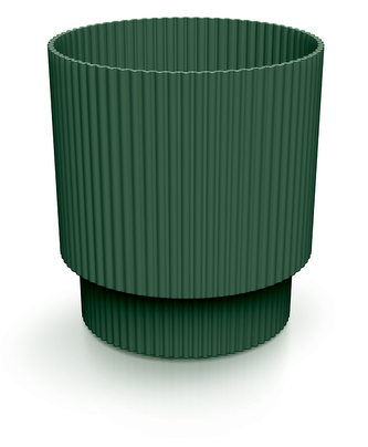Květináč MILLY 19,5 cm - barva: tmavě zelená