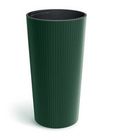 Květináč LAMIA SLIM 30 cm - barva: tmavě zelená
