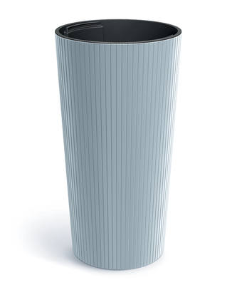 Květináč LAMIA SLIM 25 cm - barva: světle šedá
