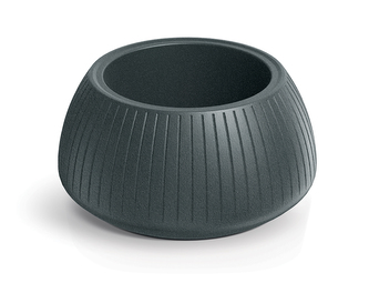 Květináč CORO BOWL 40 cm - barva: grafit